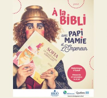 À la bibli avec Papi, Mamie et l'Empereur