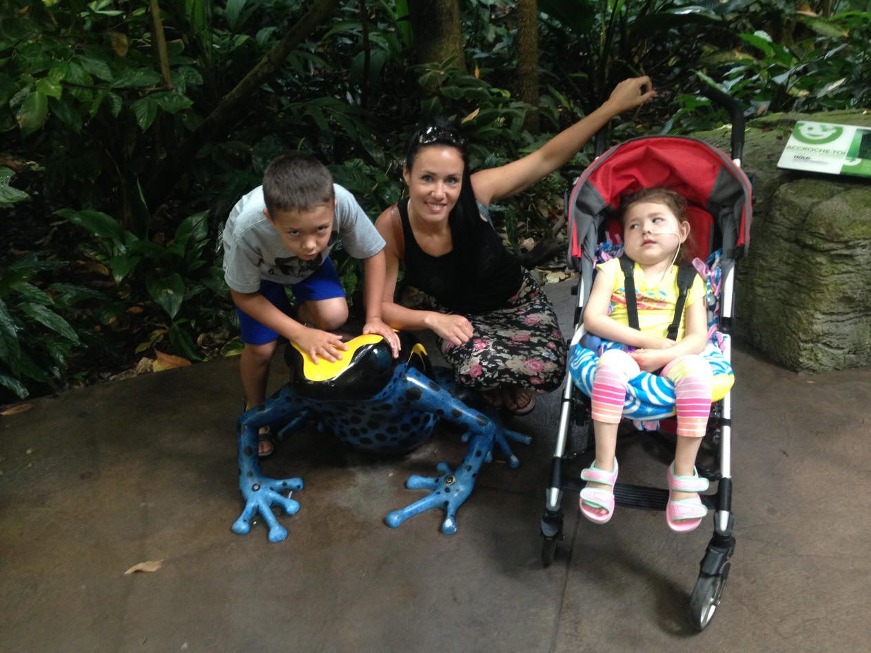 Famille Cossette-Boucher au Biodôme