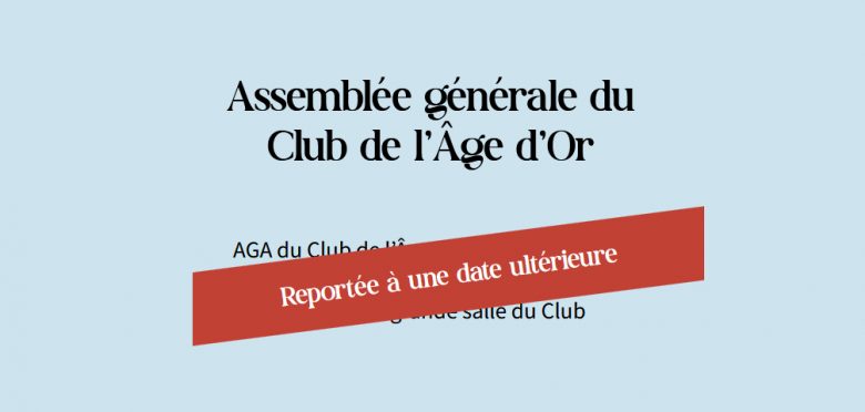 AGA reportée