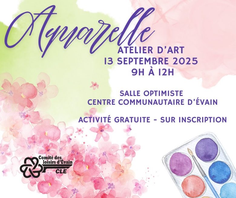 Aquarelle - Atelier d'art