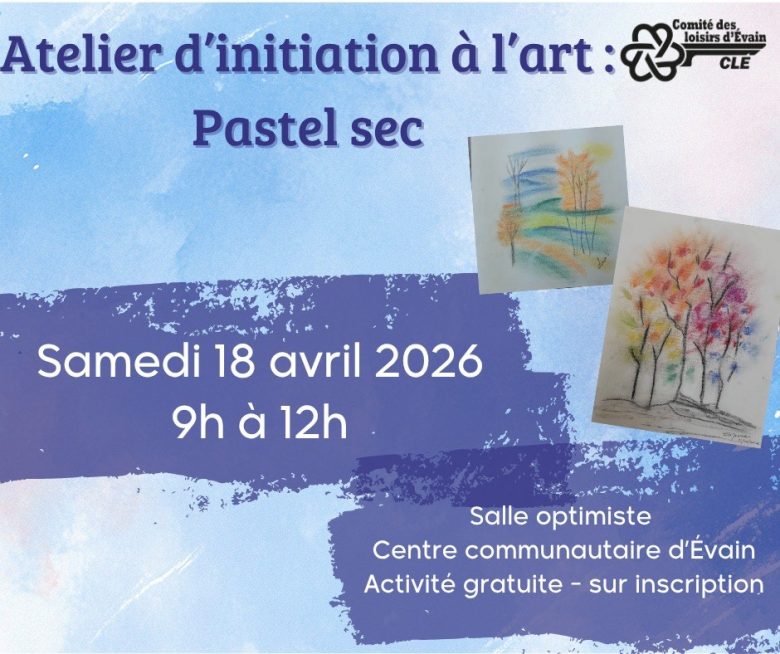 Atelier d'initiation à l'art : Pastel sec