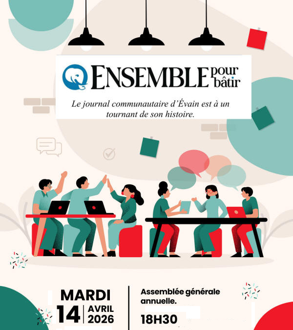Assemblée générale du journal, le 14 avril 2026 à 18h30