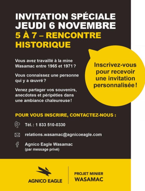 Invitation spéciale 5 à 7 - Rencontre historique