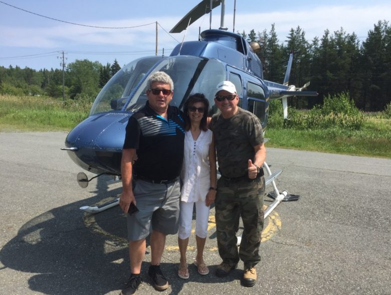 Balade en hélicoptère