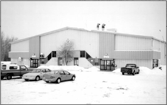 Entrée du Centre communautaire d'Évain