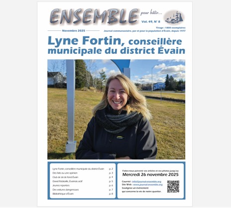 Journal communautaire du quartier Évain - Novembre 2025