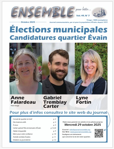 Journal communautaire du quartier Évain - Octobre 2025