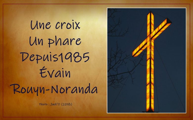 Une croix, un phare, depuis 1985 à Évain