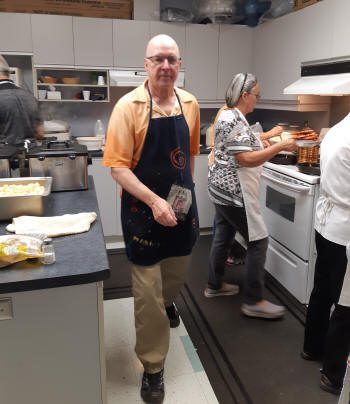 Dans la cuisine