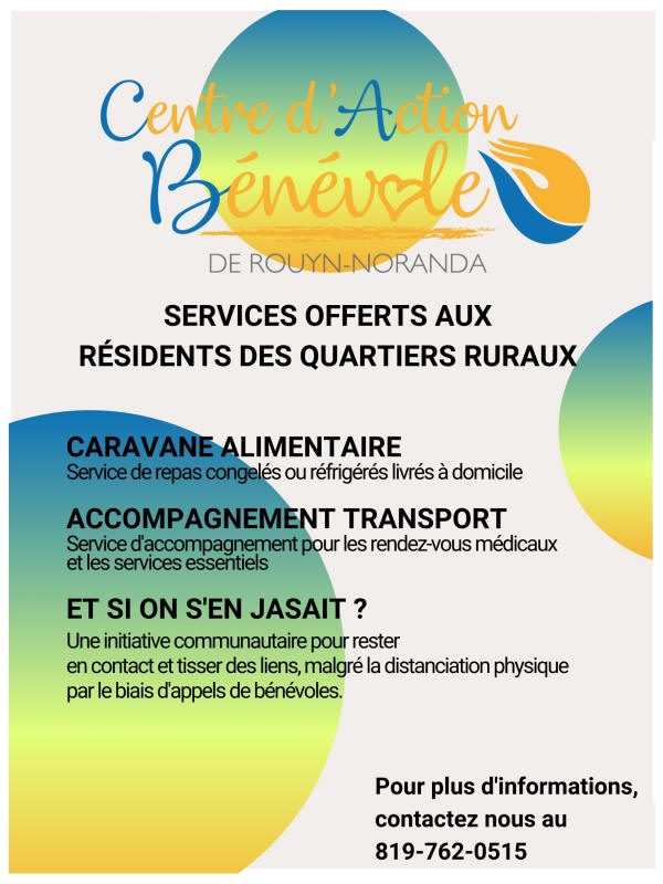 Services offerts aux résidents des quartiers ruraux