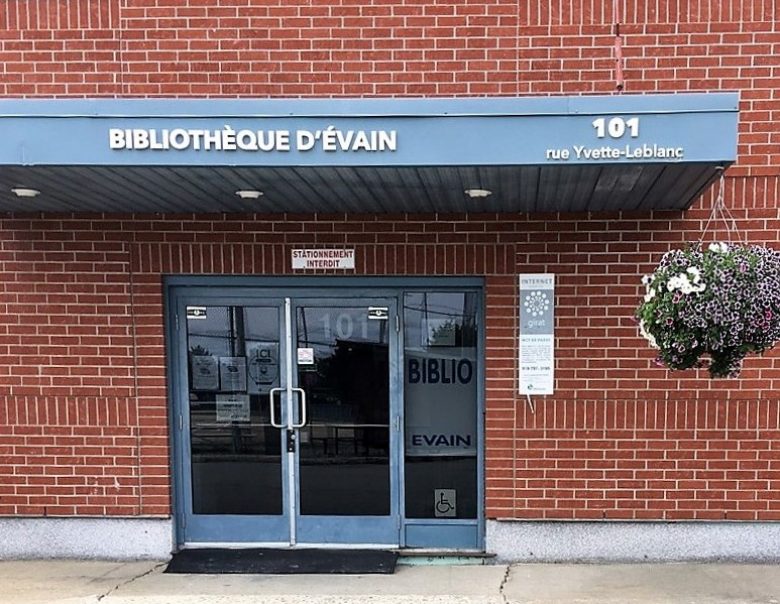 Bibliothèque d'Évain, 101 rue Yvette-Leblanc, Rouyn-Noranda.