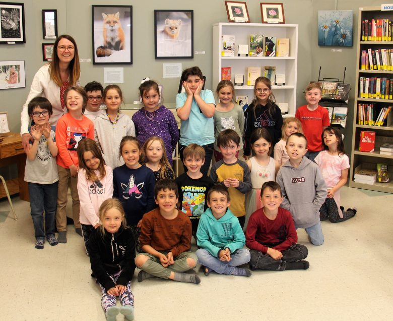 Groupe scolaire à la bibliothèque municipale