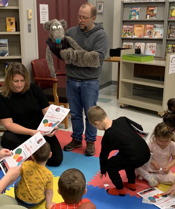 Heure du conte avec la marionnette Raoul