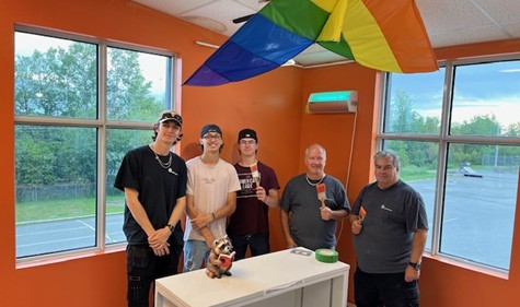 Merci aux personnes ayant participé au réaménagement de la bibliothèque