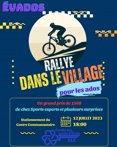 Rallye le 12 juillet 2023