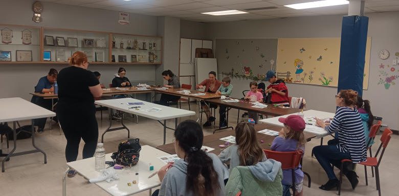 Salle de cours pour l'atelier...