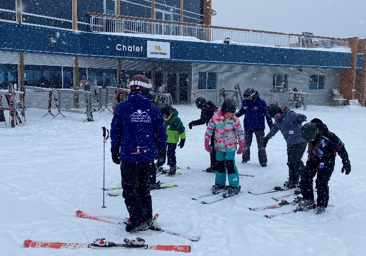 Prêts pour dévaler les pentes...