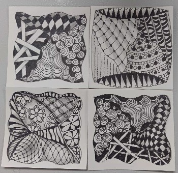 Dessins de type Zentangle