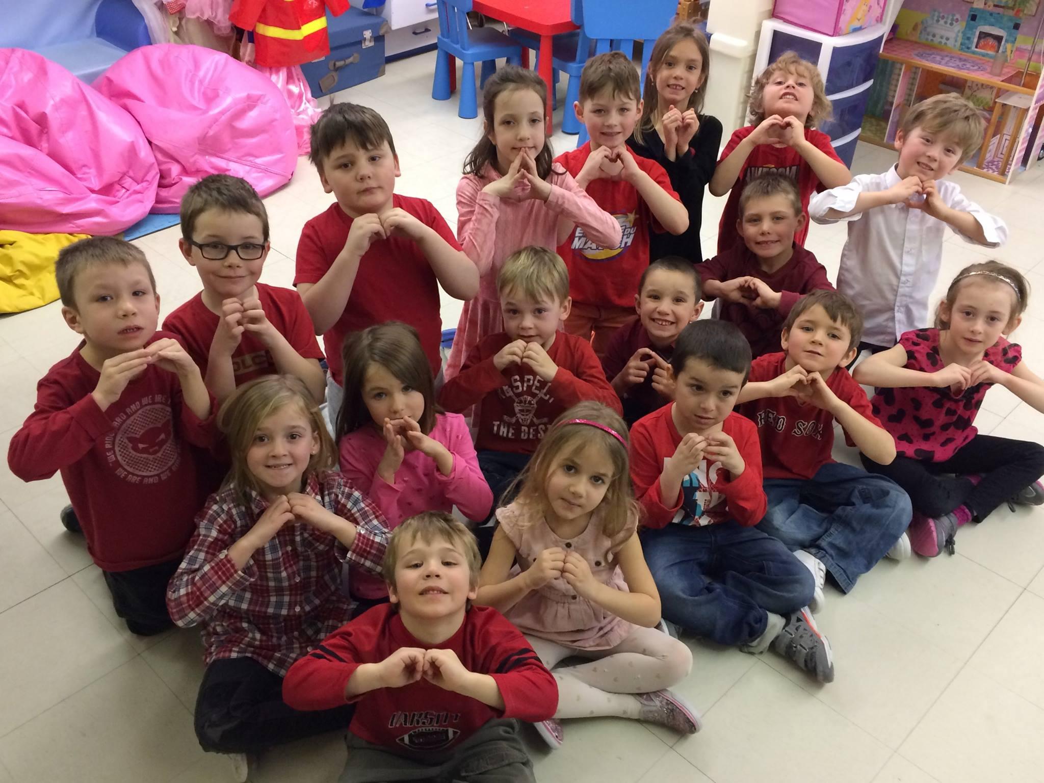 La Saint-Valentin à l'école