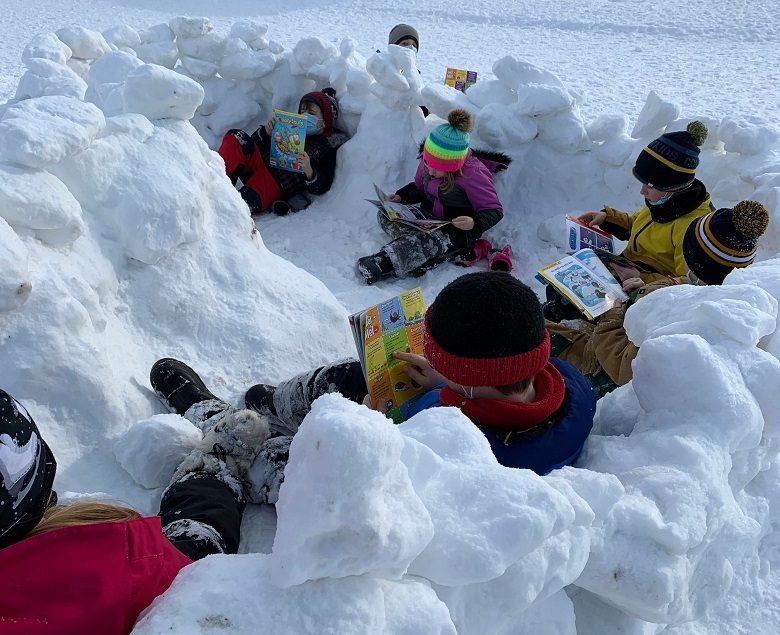 Bulle de lecture dehors