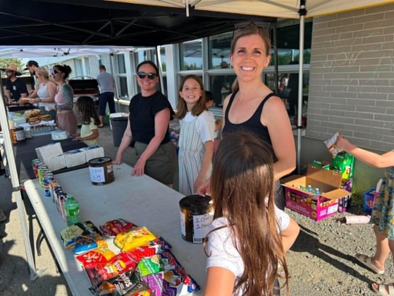 BBQ près d'une école d'Évain 