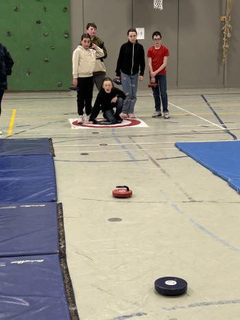 Olympiades - jeu de curling Olympiades - jeu de curling