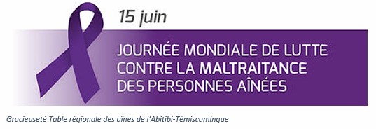 15 juin - Journée mondiale de lutte contre la maltraitance des personnes aînées