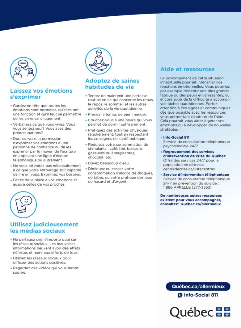 Conseils, aide et ressources pour vous