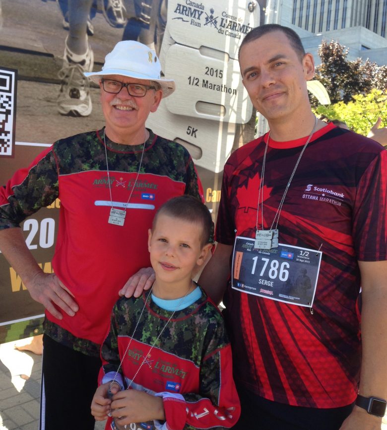 Course de l'armée à Ottawa 2015