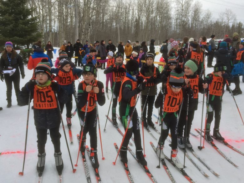 Photo Départ Groupé Au Ski De Fond