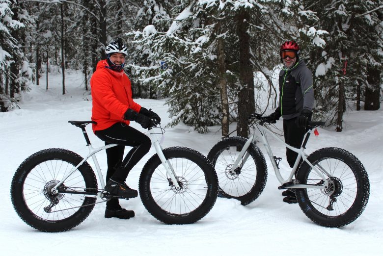 Fatbike au Club de ski de fond d'Évain