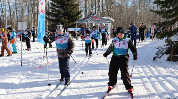 En skis, au départ d'une course...